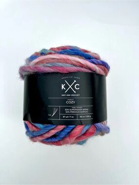 KC Knit and Crochet Cozy Chunky Yarn - Ocean Sunset